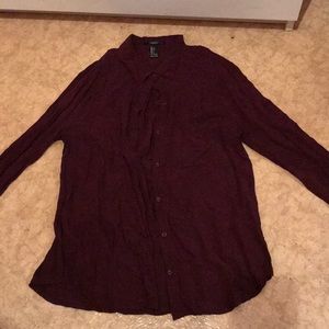 forever21 purple button up